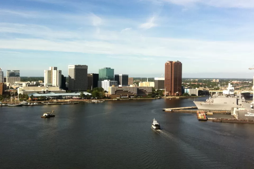 Skyline of Norfolk, Virginia
